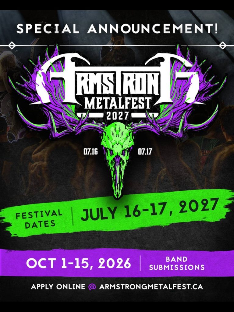 Armstrong MetalFest — ARMSTRONG METALFEST Announces Band Submissions For 2027 Lineup!